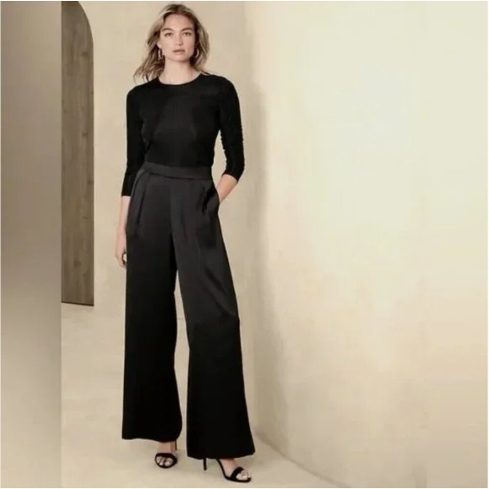 NWT! Banana Republic Wide Leg BOHO Pants Size 10 #721236